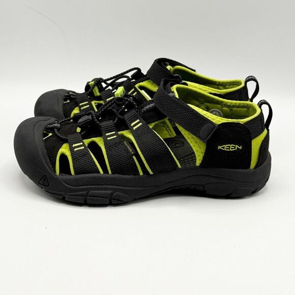 KEEN Newport II Lime Green Black Hiking Sandals - Big Kid US 4 / EU 36 - Picture 7 of 13